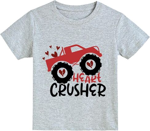 Todder Boys Girls Valentine's Shirt Kids Family Celebration Gifts Tees Tops 2-7 Years in Saudi Arabia