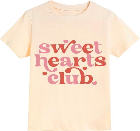 Todder Boys Girls Valentine's Shirt Kids Family Celebration Gifts Tees Tops 2-7 Years in Saudi Arabia