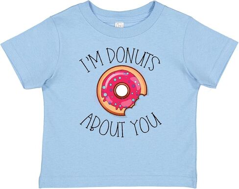 inktastic I'm Donuts About You Cute Funny Food Lover Baby T-Shirt in Saudi Arabia