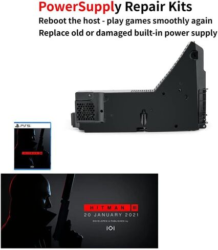 Diyeeni Power Supply 400DR Internal Replacement for Power Supply Battery Unit for Game Console Power Adapter with Power Cord, 100 to 127V/200 to 240V(US) in Saudi Arabia