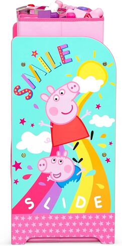 Delta Children - Peppa Pig Design & Store 6 Bin Toy Storage Organizer - Greenguard Gold Certified, Pink in Saudi Arabia