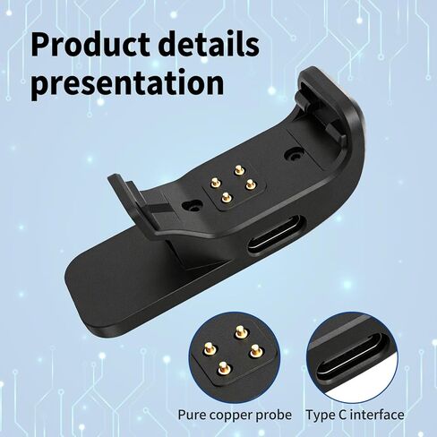 2-Pack Charging Clip for Garmin Alpha T20 TT25 Dog Training Collar, Replacment Charging Clip Converter Type-C Charger Adapter in Saudi Arabia