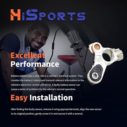 HiSport 4692269AI Battery Current Sensor Front Battery Voltage Temperature Sensor Compatible with Chrysler Dodge Jeep Ram Replacement for 38920-TR0-A02 4692269AH 4692269AG in Saudi Arabia