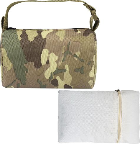 حقيبة راحة للرماية للبنادق، مملوءة بحقيبة رمل للرماية 600D-أكسفورد، دعم أمامي وخلفي، حقيبة ضغط لحمل المسدس، حامل حامل للرماية والصيد in Kuwait