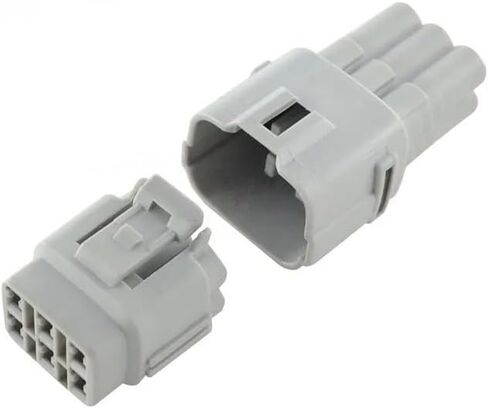 1/5/10/20/50 Sets 6 Pin M+T090 Water Proof Auto se/n*/SOR Connector Plug for 6187-6561 6180-6771(2P Male,5 Sets) in Saudi Arabia