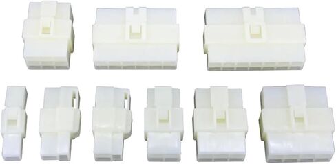 1 Set 6.3 MM Automotive Wiring Plug 1P 2 P 3P 4P 6P 8P 9P 10P 12P 14P Male and Female Butt Socket High Current Connector(12 Pin) in Saudi Arabia