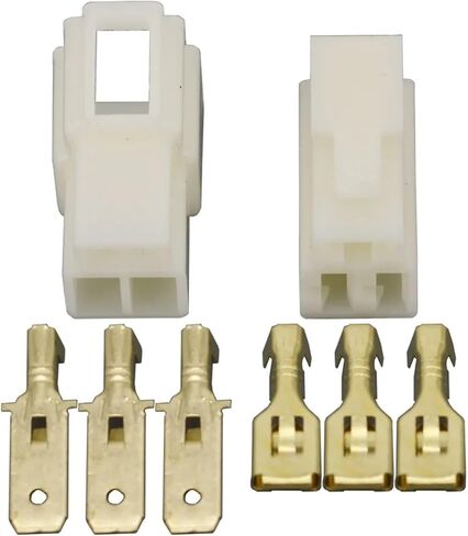 1 Set 6.3 MM Automotive Wiring Plug 1P 2 P 3P 4P 6P 8P 9P 10P 12P 14P Male and Female Butt Socket High Current Connector(12 Pin) in Saudi Arabia