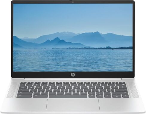 HP 2026 Chromebook محمول خفيف الوزن، شاشة 14 بوصة HD IPS، معالج Intel رباعي النواة N يصل إلى 3.70 جيجا هرتز، 4 جيجا DDR5، تخزين SSD 128 جيجا، واي فاي الجيل السادس فائق السرعة، نظام تشغيل Chrome، فضي باستيل، متجدد in Kuwait