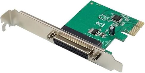 PCIe إلى بطاقة المنفذ المتوازي نقل البيانات PCIE إلى بطاقة محول الطابعة DB25 مع قوس منخفض لمحول المنفذ المتوازي للأعمال in Kuwait