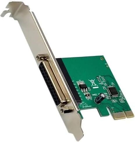 PCIe إلى بطاقة المنفذ المتوازي نقل البيانات PCIE إلى بطاقة محول الطابعة DB25 مع قوس منخفض لمحول المنفذ المتوازي للأعمال in Kuwait