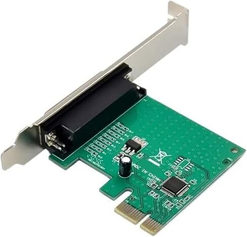 PCIe إلى بطاقة المنفذ المتوازي نقل البيانات PCIE إلى بطاقة محول الطابعة DB25 مع قوس منخفض لمحول المنفذ المتوازي للأعمال in Kuwait