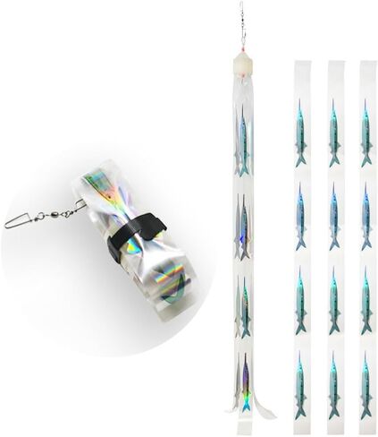 Viketech Fishing Dredge دعابة مقاوم للصدأ بارز مقاوم للصدأ شريط الأسماك المجسمة التجميع في الخارج لصيد الأسماك في لعبة Marlin Fish in Kuwait