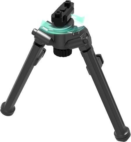 بندقية ثنائية الأرجل، 7.6-11.4 بوصة، أرجل قابلة للتعديل سريعة ورأس دوار 360 درجة، إطار معدني متين للرماية والصيد، ملحقات البندقية in Saudi Arabia