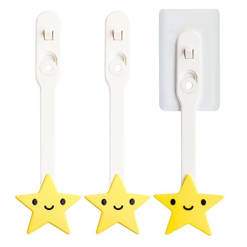 Yellow Star Light Switch Extenders – Fun, Safe, Easy Grip Tool for Kids’ Rooms, Daycare, Nurseries, Accessible Spaces (Pack 3) in Saudi Arabia