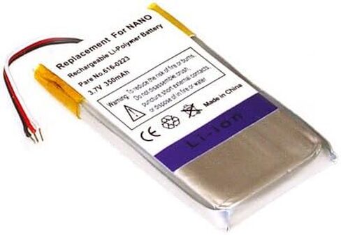 Battery for Apple iPod Nano 4gb a1137 2gb 1gb 616-0224 616-0223 1st Gen Generation MA350LL/A in Kuwait