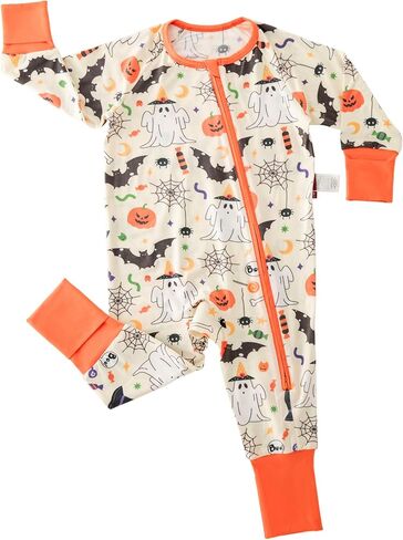 Pajamas for Baby Boys & Girls, 92% Viscose From Bamboo and 8% Spandex, Preemie & Newborn Sleepers, 2-Way Zipper PJs in Saudi Arabia