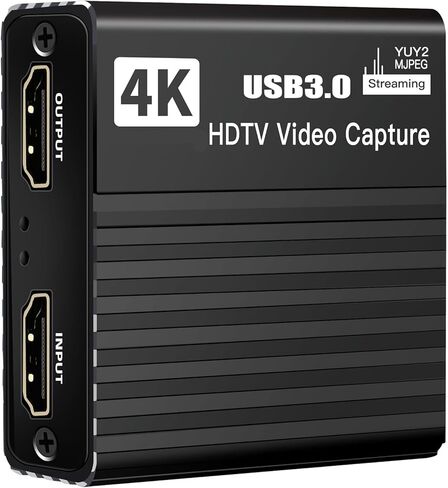 1080p 60fps HDTV إلى USB3.0 صندوق المنتزع الفيديو بطاقة التقاط الصوت والفيديو لكاميرا الكمبيوتر والكمبيوتر البث المباشر سجل اجتماع دونغل in Kuwait