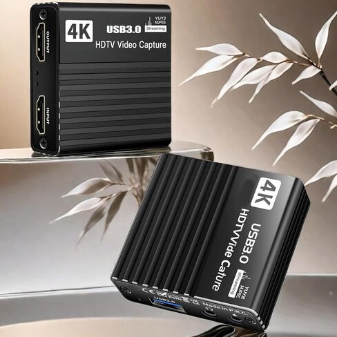 1080p 60fps HDTV إلى USB3.0 صندوق المنتزع الفيديو بطاقة التقاط الصوت والفيديو لكاميرا الكمبيوتر والكمبيوتر البث المباشر سجل اجتماع دونغل in Kuwait