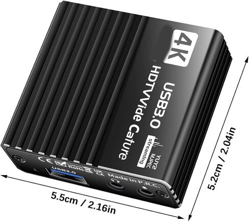 1080p 60fps HDTV إلى USB3.0 صندوق المنتزع الفيديو بطاقة التقاط الصوت والفيديو لكاميرا الكمبيوتر والكمبيوتر البث المباشر سجل اجتماع دونغل in Kuwait