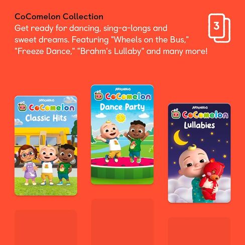 Yoto CoComelon Collection - 3 Kids Audiobook Cards for Use with Player & Mini All–in–1 Audio Player, Screen–Free Listening with Fun Festive Music for Playtime Travel & Holiday Parties, All Ages in Saudi Arabia
