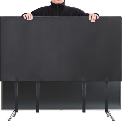 TV Cover Moving Dust Anti-Scratch Screen Cover, Suitable for Moving 60-65 Inch Flat-Screen TVs，Protect Flat-Screen TV House Moving, Home Renovations, and Pet Scratches，Lncludes Bottom Strap in Saudi Arabia