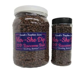 Her-She Dip Raccoon Bait DP 16 أونصة SheTraps Sarahs Lures (16 أونصة) in Kuwait