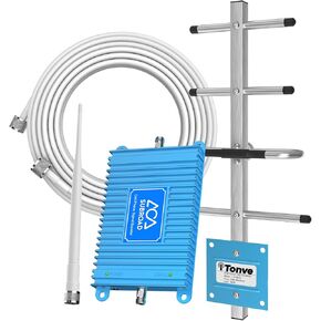 معزز إشارة الهاتف الخليوي للمنزل 5000 قدم مربع مع هوائيات خارجية/داخلية لإطالة عمر بطارية الهاتف معزز الهاتف الخليوي يعزز 5G 4G LTE 3G لشركة Verizon AT&T وجميع شركات النقل الأمريكية، معتمد من لجنة الاتصالات الفيدرالية (FCC) in Kuwait