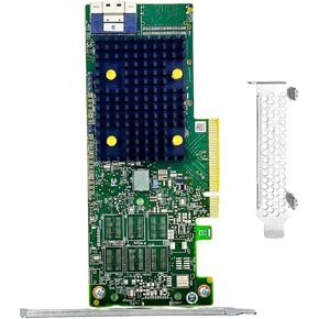 SAS HBA Card Compatible with LSI 9500-8i IT Mode PCIe SATA Expansion Card, 8-Port 12Gbps PCIe 4.0 x8, SAS Expander Support, HBA Controller with 1x SFF-8654 Internal for ZFS TrueNAS unRAID NAS in Kuwait
