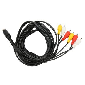 كابل Mini DIN إلى 6، سلك مركب بإشارة واضحة وصوت ثابت وفيديو مع قابس 9 سنون، لمشغل DVD لكاميرا الفيديو الرقمية وجهاز استقبال AV in Kuwait