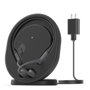 محطة شاحن لاسلكية متوافقة مع Shokz OpenRun Pro/OpenRun Standard Mini، كابل شاحن مغناطيسي بطول 3.93 قدم، حامل حامل حامل، استبدال سلك الطاقة USB لسماعات Shokz in Kuwait