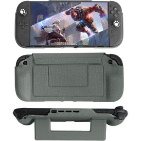 Switch 2 Cover Protective Case, Detachable Magnetic Shell, 360 ° All-Around Protection, with a Protective Shell with Built-in Ergonomic Grip, Suitable for Nintendo Switch 2 Model 2025, Black in Saudi Arabia