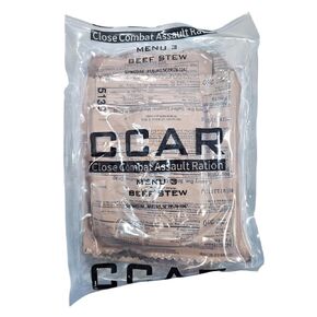 حصص الاعتداء القتالي الوثيق الأصلية من USGI [CCAR] 24 ساعة MRE - وجبة عسكرية أمريكية أصلية (القائمة 2) in Kuwait