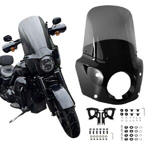 Motorcycle Fairing with 13in Smoke Windshield for Harley Road King FLHR 1994-2023 FLHRXS 2017-2025 in Kuwait