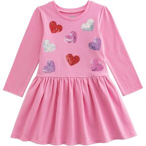 Mud Pie Baby-Girls Kids Valentine's Day Valentine Sequin Dress in Saudi Arabia