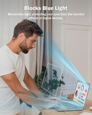 F FORITO 2-Pack 14 Inch 16:10 Anti Blue Light Matte Laptop Screen Protector, Reduce Eye Strain and Touch Sensitive Anti Glare Computer Screen Cover for All 14" 16:10 Laptops in Saudi Arabia