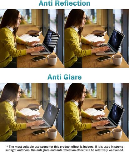 F FORITO 2-Pack 14 Inch 16:10 Anti Blue Light Matte Laptop Screen Protector, Reduce Eye Strain and Touch Sensitive Anti Glare Computer Screen Cover for All 14" 16:10 Laptops in Saudi Arabia