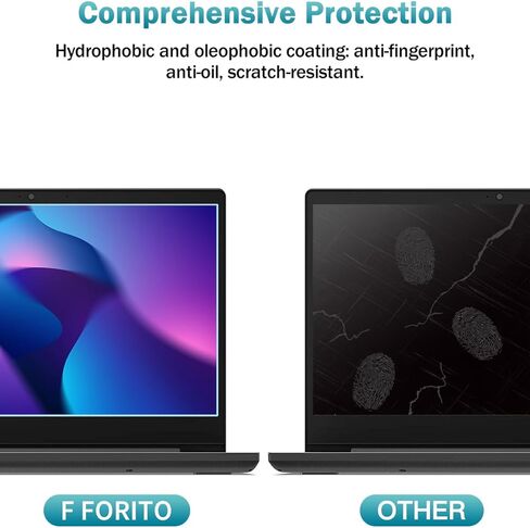 F FORITO 2-Pack 14 Inch 16:10 Anti Blue Light Matte Laptop Screen Protector, Reduce Eye Strain and Touch Sensitive Anti Glare Computer Screen Cover for All 14" 16:10 Laptops in Saudi Arabia