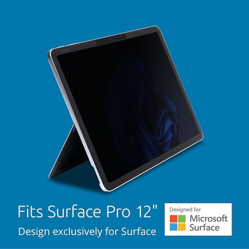 شاشة الخصوصية المغناطيسية Kensington لجهاز Surface Pro 12 بوصة 2025، واقي شاشة مرشح الخصوصية MagPro™ Elite القابل للإزالة لجهاز Microsoft Surface وشاشة اللمس وقلم Surface K51721WW in Saudi Arabia