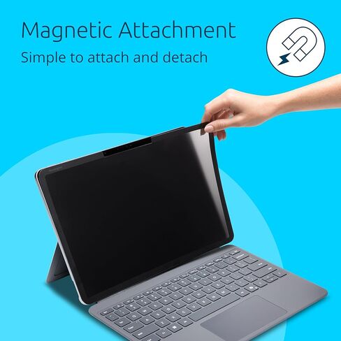 شاشة الخصوصية المغناطيسية Kensington لجهاز Surface Pro 12 بوصة 2025، واقي شاشة مرشح الخصوصية MagPro™ Elite القابل للإزالة لجهاز Microsoft Surface وشاشة اللمس وقلم Surface K51721WW in Saudi Arabia