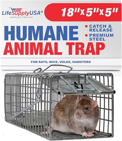 Heavy Duty Catch Release Large Live Humane Animal Cage Trap for Foxes Raccoons Badgers Coyotes and Other Similar Sized Animals 42x15x15 in Saudi Arabia