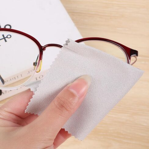 5Pcs Anti-Fog Lens Cloth, Reusable Suede Microfiber Cloth for Phone Camera Eyeglasses Lens ﻿ in Saudi Arabia