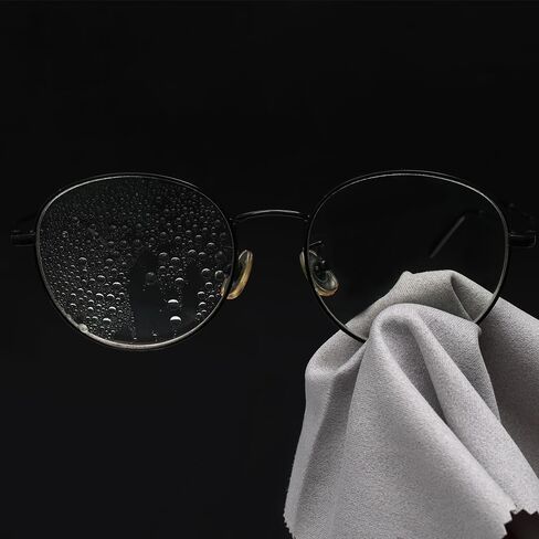 5Pcs Anti-Fog Lens Cloth, Reusable Suede Microfiber Cloth for Phone Camera Eyeglasses Lens ﻿ in Saudi Arabia