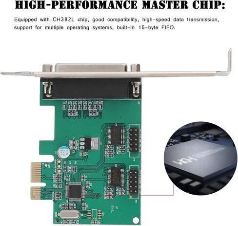 بطاقة توسيع PCI لسطح المكتب، PCIE إلى 2 بطاقة تسلسلية +1 بطاقة منفذ متوازي، بطاقة محول منفذ LPT، دعم DOS، 8/7 / Vista / / 2000 / Server in Kuwait