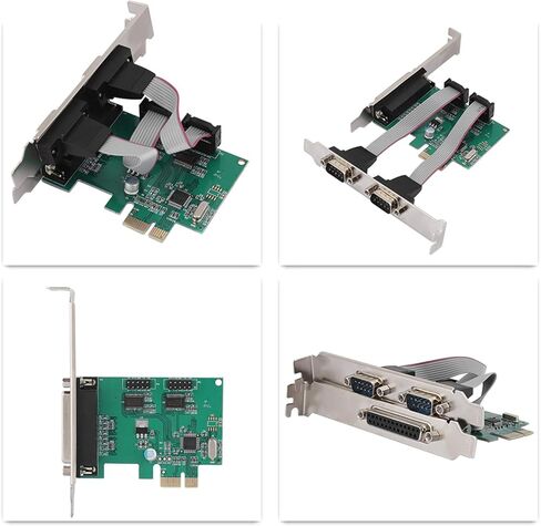 بطاقة توسيع PCI لسطح المكتب، PCIE إلى 2 بطاقة تسلسلية +1 بطاقة منفذ متوازي، بطاقة محول منفذ LPT، دعم DOS، 8/7 / Vista / / 2000 / Server in Kuwait