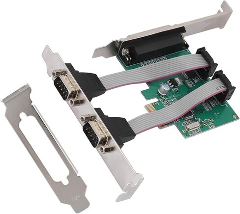 بطاقة توسيع PCI لسطح المكتب، PCIE إلى 2 بطاقة تسلسلية +1 بطاقة منفذ متوازي، بطاقة محول منفذ LPT، دعم DOS، 8/7 / Vista / / 2000 / Server in Kuwait