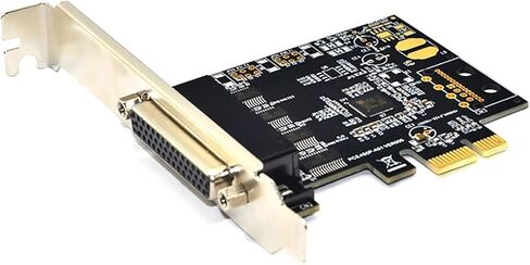 بطاقة المنفذ التسلسلي PCI-E Pcie إلى 4 منفذ تسلسلي 9-Pin بطاقة توسيع التحكم الصناعي 4-Port AX99100 مع كابل in Kuwait