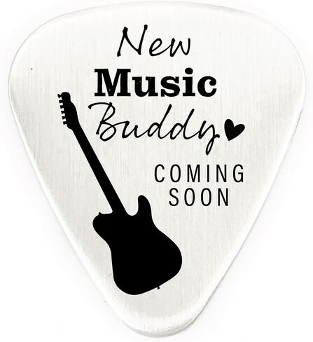 Pregnancy Announcement to Husband Pregnancy Boyfriend Gift New Music Buddy Coming Soon Guitar Pick Pregnancy Announcement Gift For Family ST-BUDDY-PICK in Saudi Arabia