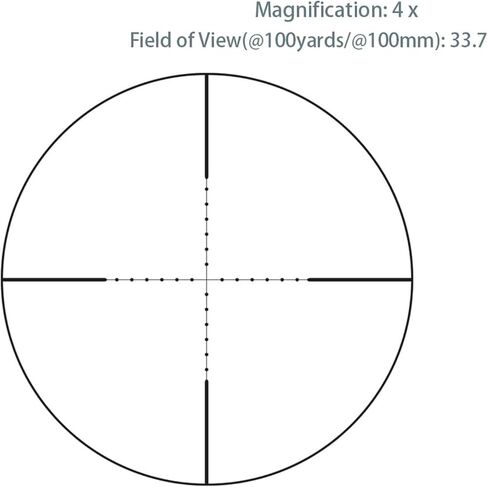 نطاق بندقية Persei 4x32 خفيف الوزن ومدمج 1 بوصة نطاق صيد شبكاني ميل دوت مع قضيب Ruger 10/22 Picatinny in Kuwait