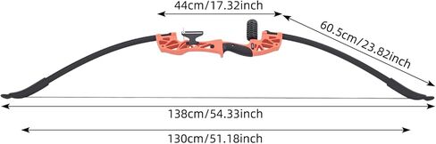 51" Recurve Bow and Arrow Set for Adults 40lbs, Archery Recurve Bow with 12 Arrows, Right Hand Long Bows Archery Kit for Beginner to Intermediate Hunting & Target Practice Outdoor Indoor in Kuwait