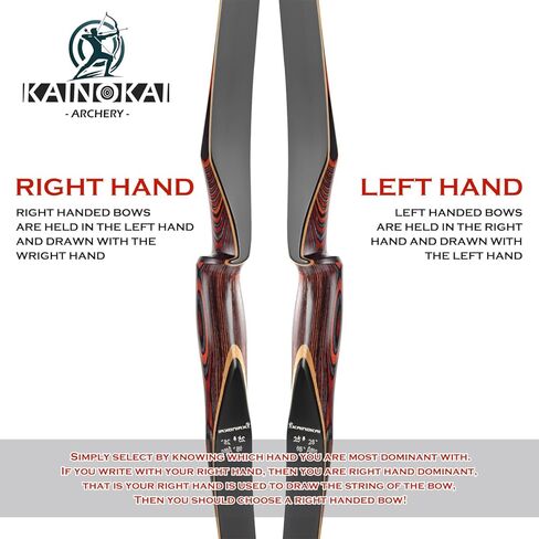 58" Laminated Recurve Bow,Amercian Hunting Bow Archery Bow 20-60lbs in Saudi Arabia
